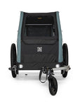 Burley Bark Ranger XL Pet Trailer - Black/Turquoise Matt