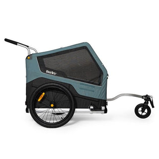 Burley Bark Ranger XL Pet Trailer - Black/Turquoise Matt