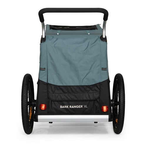 Burley Bark Ranger XL Pet Trailer - Black/Turquoise Matt