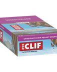 Clif Energy Bars Snack 12 Pack - Chocolate Chip Peanut Crunch