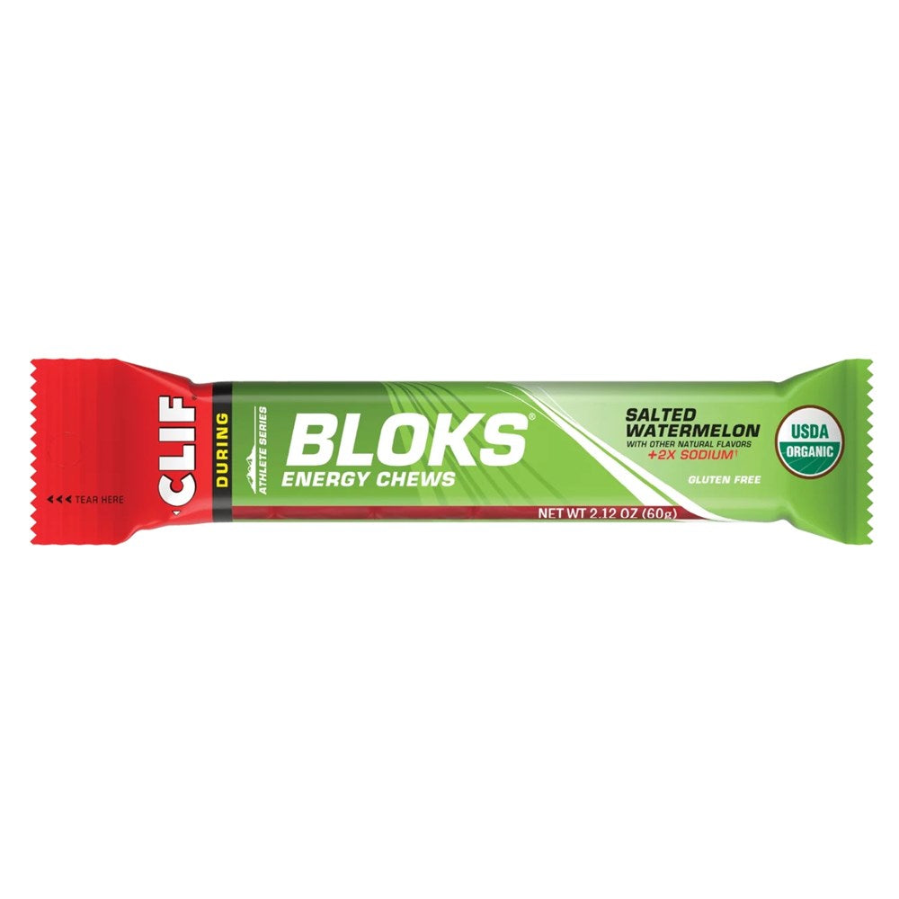 Clif Bloks Energy Chews 18 Pack - Salted Watermelon