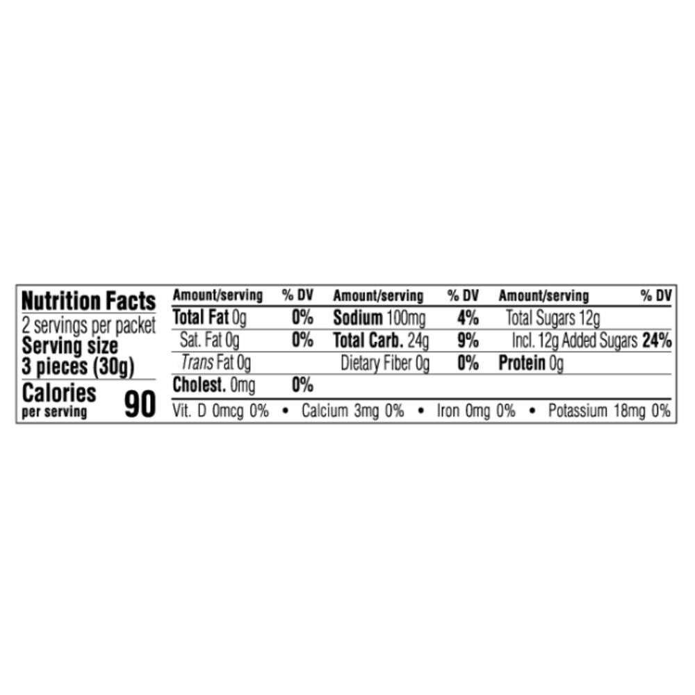 Clif Bloks Energy Chews 18 Pack - Salted Watermelon