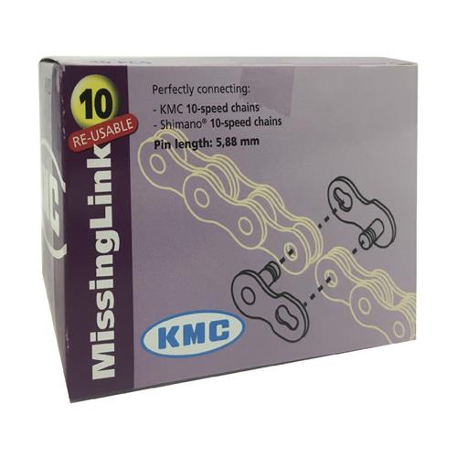 KMC 10 Speed Connecting Link 40 Pcs - Silver