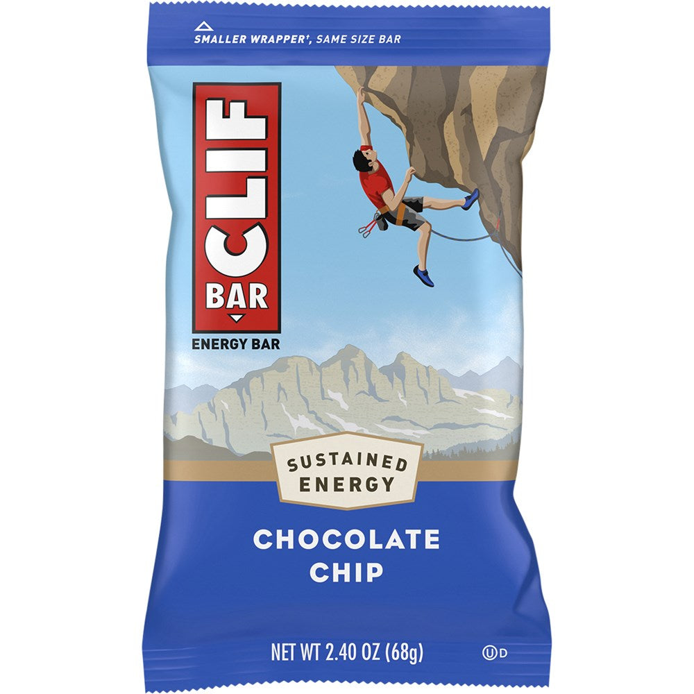 Clif Energy Bars Protein Snack 12 Pack - Chocolate Chip