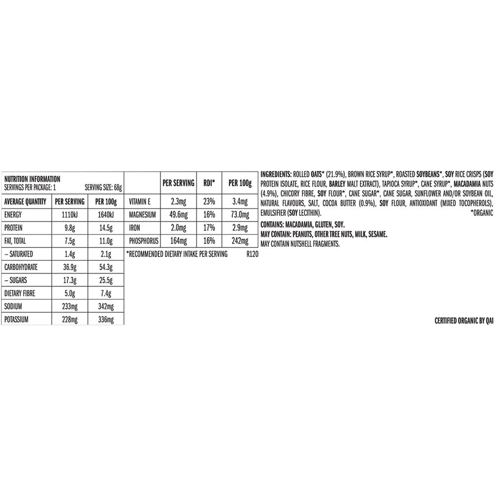 Clif Energy Bars Protein Snack 12 Pack - White Chocolate Macadamia