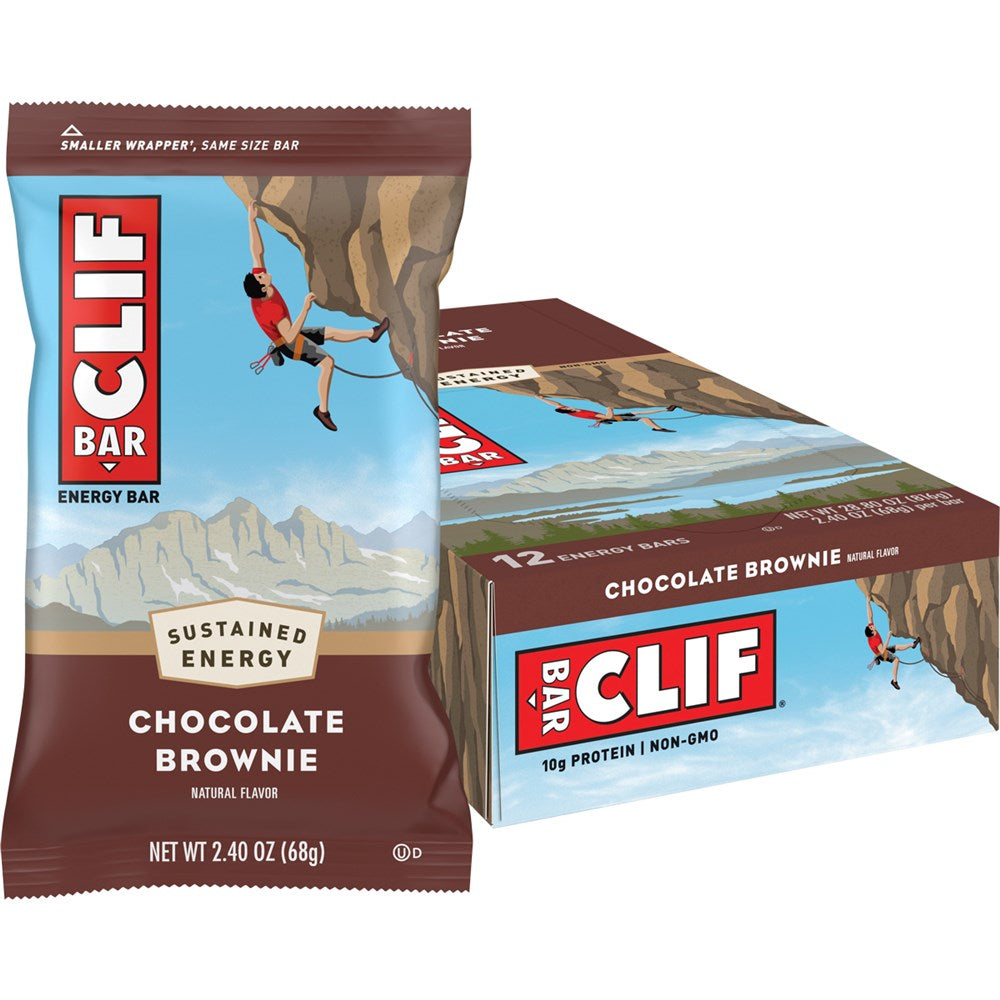 Clif Energy Bars Snack 12 Pack - Chocolate Brownie