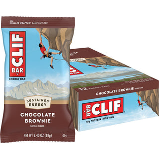 Clif Energy Bars Snack 12 Pack - Chocolate Brownie