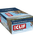 Clif Energy Bars Snack 12 Pack - Peanut Butter Banana With Dark Chocolate