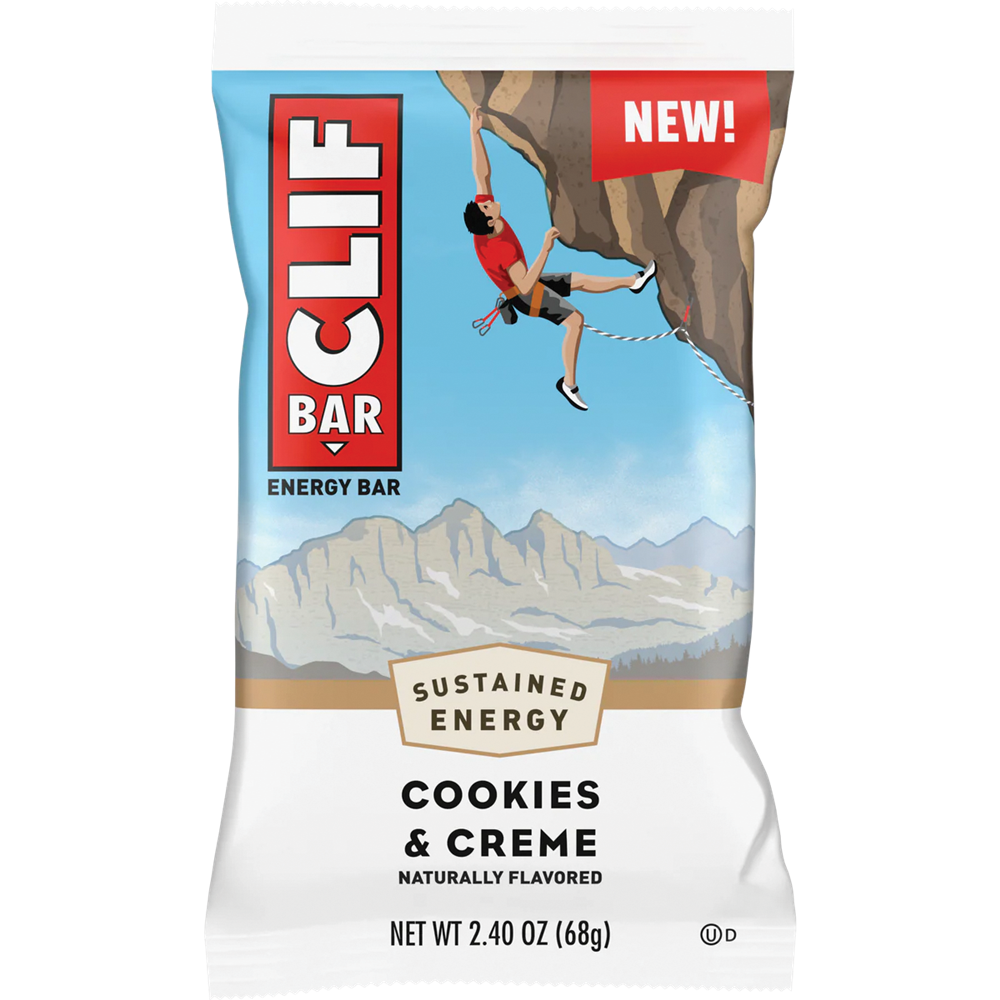 Clif Energy Bars Snack 12 Pack - Cookies and Crème