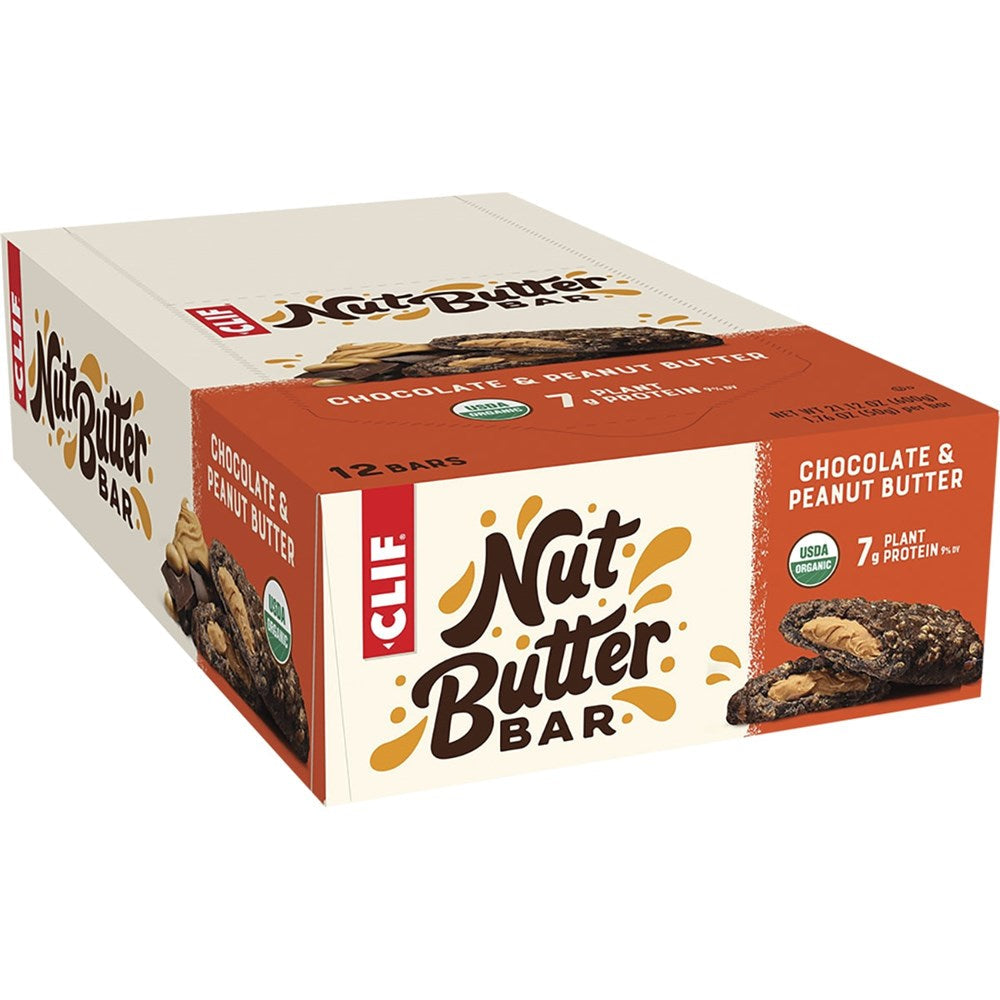 Clif Nut Butter Bar 12 Pack - Chocolate and Peanut Butter