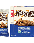 Clif Nut Butter Bar 5 Pack - Chocolate Chip and Peanut Butter