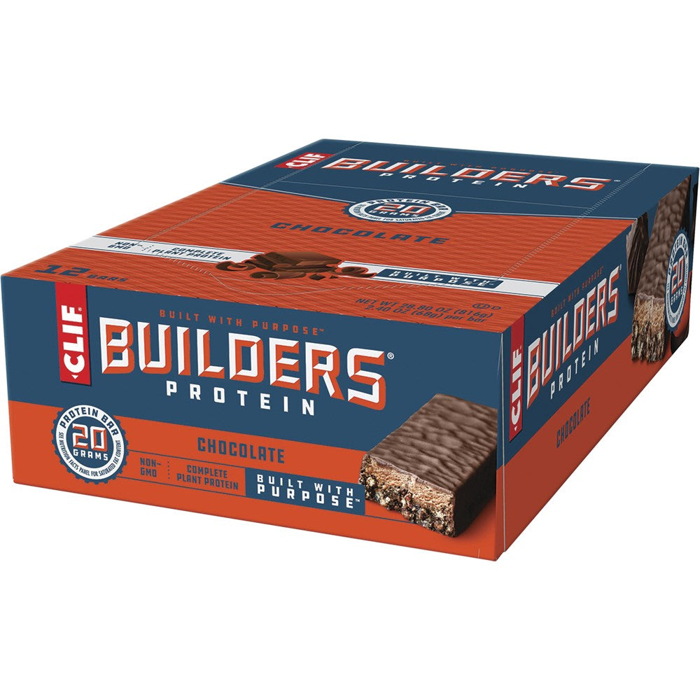 Clif Builders Gluten Free Bar 12 Pack - Chocolate