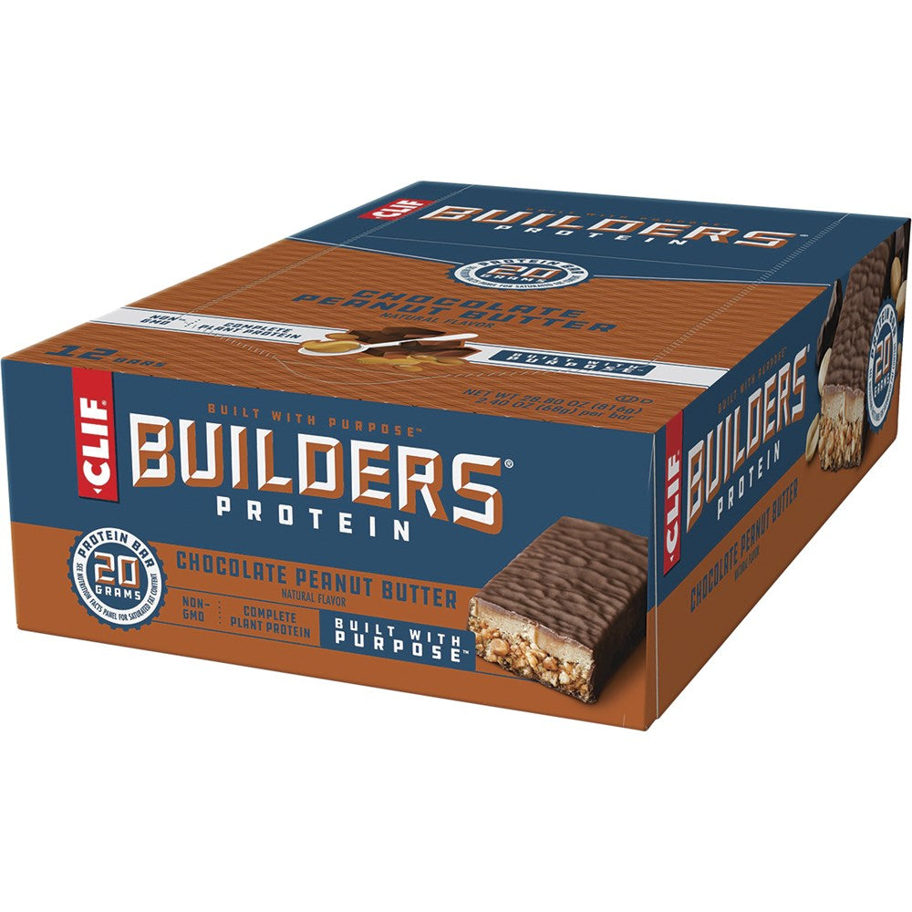 Clif Builders Gluten Free Bar 12 Pack - Chocolate Peanut Butter