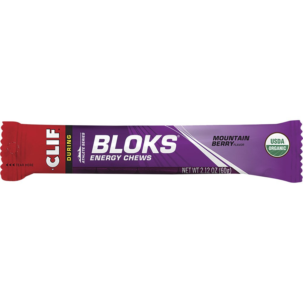Clif Bloks Energy Chews 18 Pack - Mountain Berry