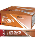Clif Bloks Energy Chews 18 Pack - Orange 25mg Caffeine
