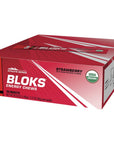 Clif Bloks Energy Chews 18 Pack - Strawberry
