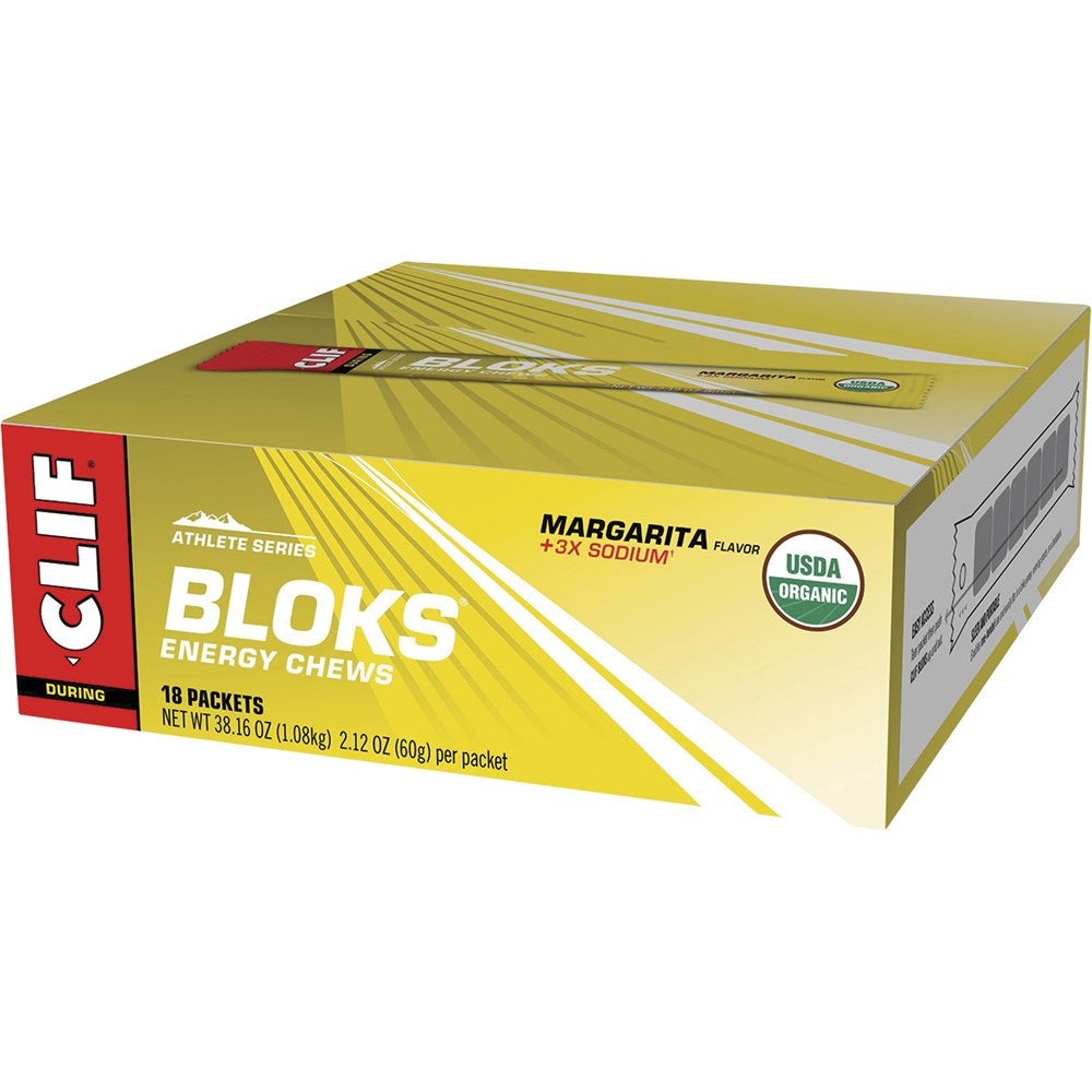 Clif Bloks Energy Chews 18 Pack - Margarita 150mg Sodium