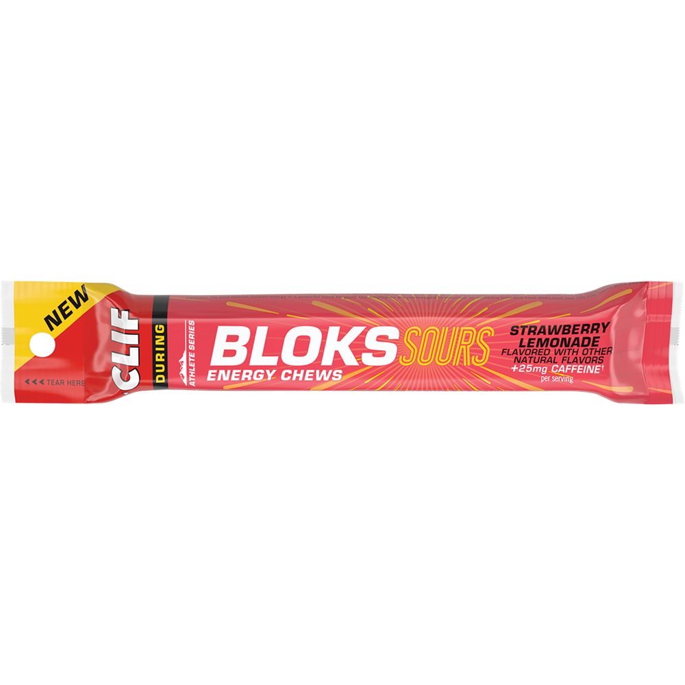Clif Bloks Energy Chews 18 Pack - Sour Strawberry Lemonade