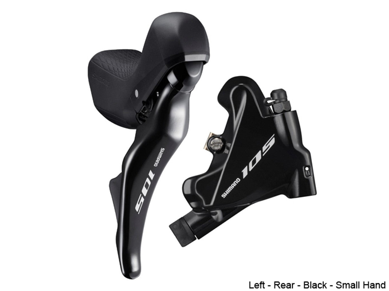 Shimano 105 ST-R7025 11 Speed Shifter With BR-R7070 Caliper Left - Rear Black Small Hand