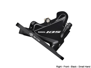Shimano 105 ST-R7025 11 Speed Shifter With BR-R7070 Caliper Right - Front Black Small Hand