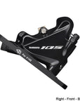 Shimano 105 ST-R7025 11 Speed Shifter With BR-R7070 Caliper Right - Front Black Small Hand