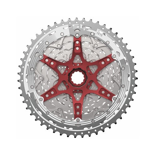 Sunrace Cassette 12 Speed 11-51T MZ901 - Silver/Red