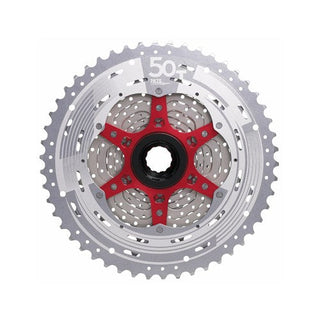 Sunrace Cassette 12 Speed 10-50T MZ91X - Silver/Red