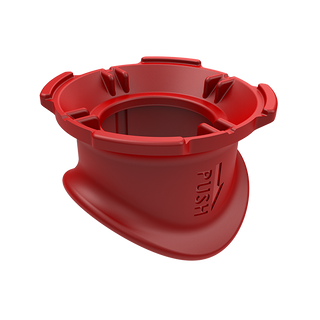 Quad Lock Stem/Bar Coloured Collars - Red