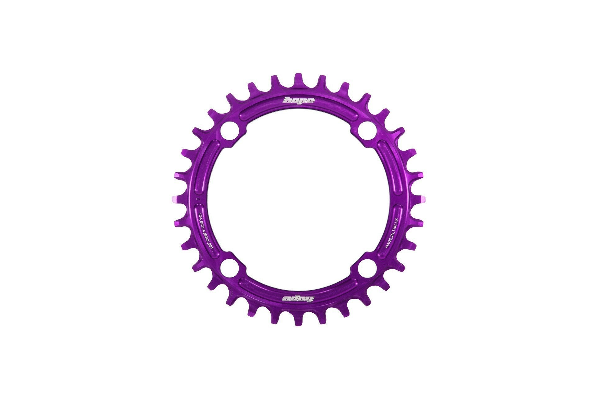 Hope R22 104BCD Chainring - 34 Teeth Purple