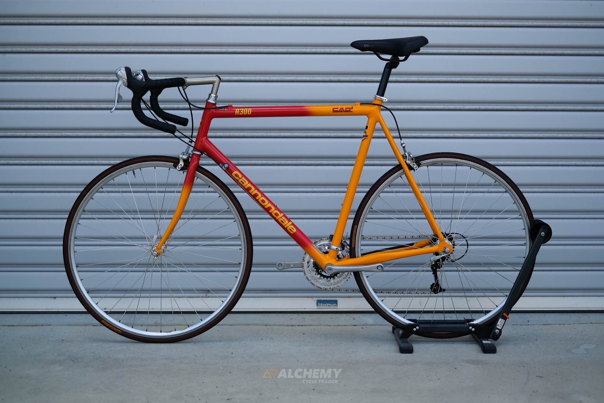Yellow Cannondale Caad2 Road Bike Cannondale 9-Speed Road Bike