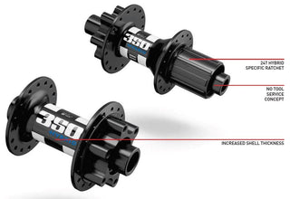 DT Swiss DT350 DBIS Boost 12/148 36H Hybrid Shimano HG 6 Bolt