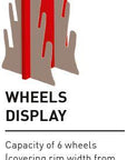 DT Swiss Display Stand For 6 wheels Promo POS