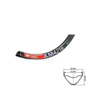 DT Swiss Rim XM421 27.5 32H 25 Wide