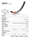 DT Swiss Rim XR391 29 28H 25 Wide