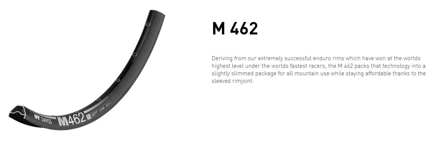 DT Swiss Rim M462 27.5 28H 25 Wide