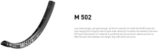 DT Swiss Rim M502 29 32H 30 Wide