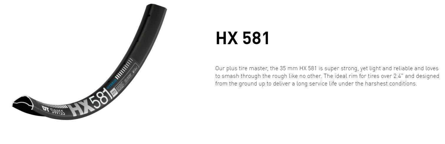 DT Swiss Rim HX581 27.5 35 Wide 28H