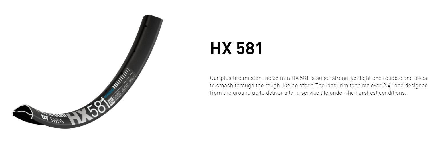 DT Swiss Rim HX581 27.5 35 Wide 32H