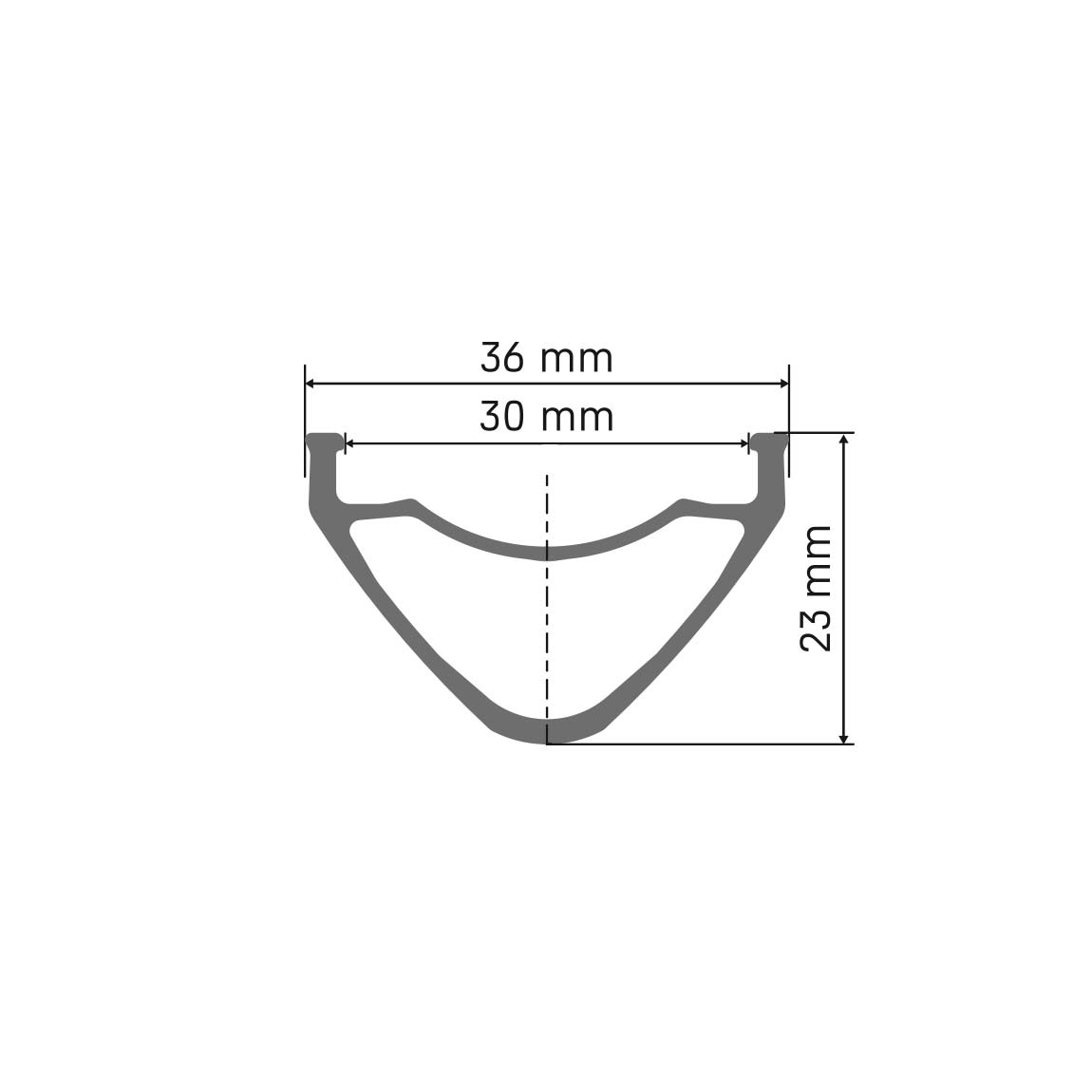 DT Swiss Rim FR571 27 30 Wide 32H