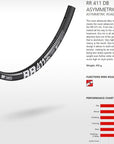 DT Swiss Rim RR411 Asymmetric 24h Disc DB 700c