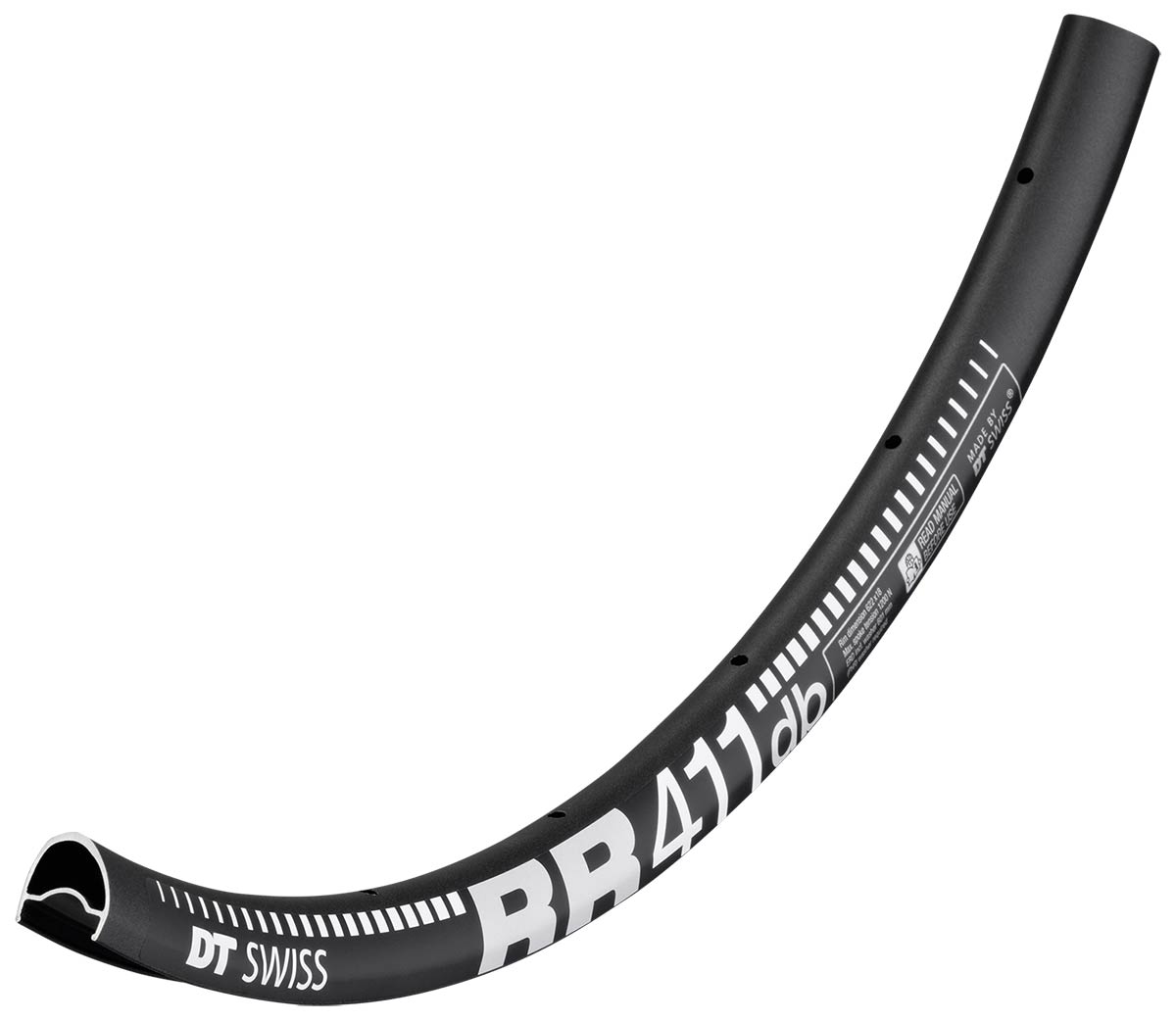 DT Swiss Rim RR411 Asymmetric 32h Disc DB 700c