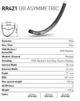 DT Swiss Rim RR421 DB 24h 700c - Black