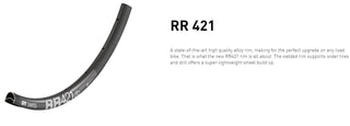 DT Swiss Rim RR421 DB 32h 700c - Black