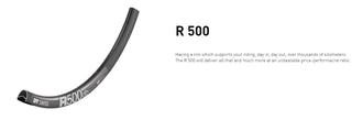 DT Swiss Rim R500 DB 24h 700c/29 - Black