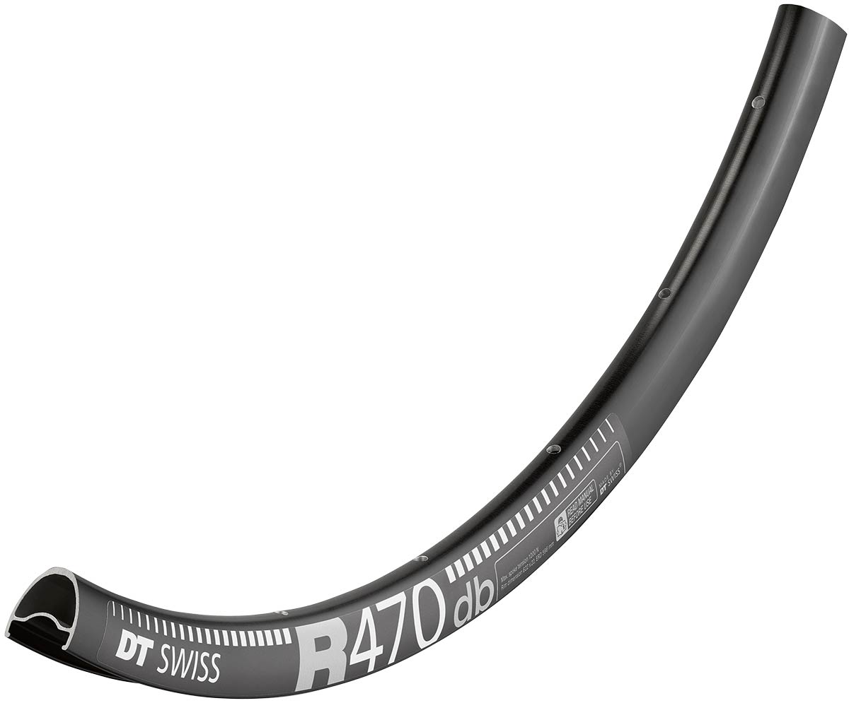 DT Swiss Rim R470 DB 28h 700c - Black