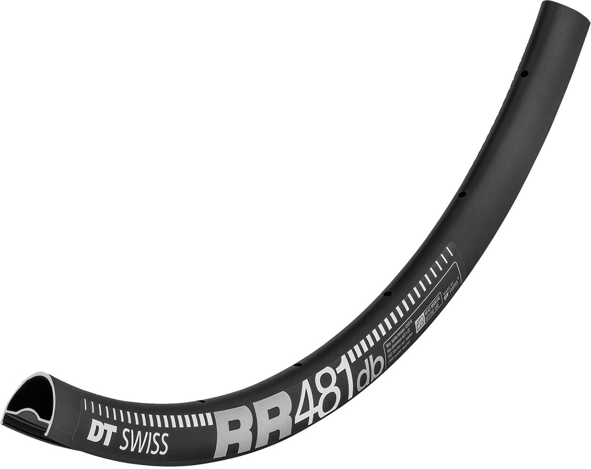 DT Swiss Rim RR481 700c DB 32h 22 Wide - Black