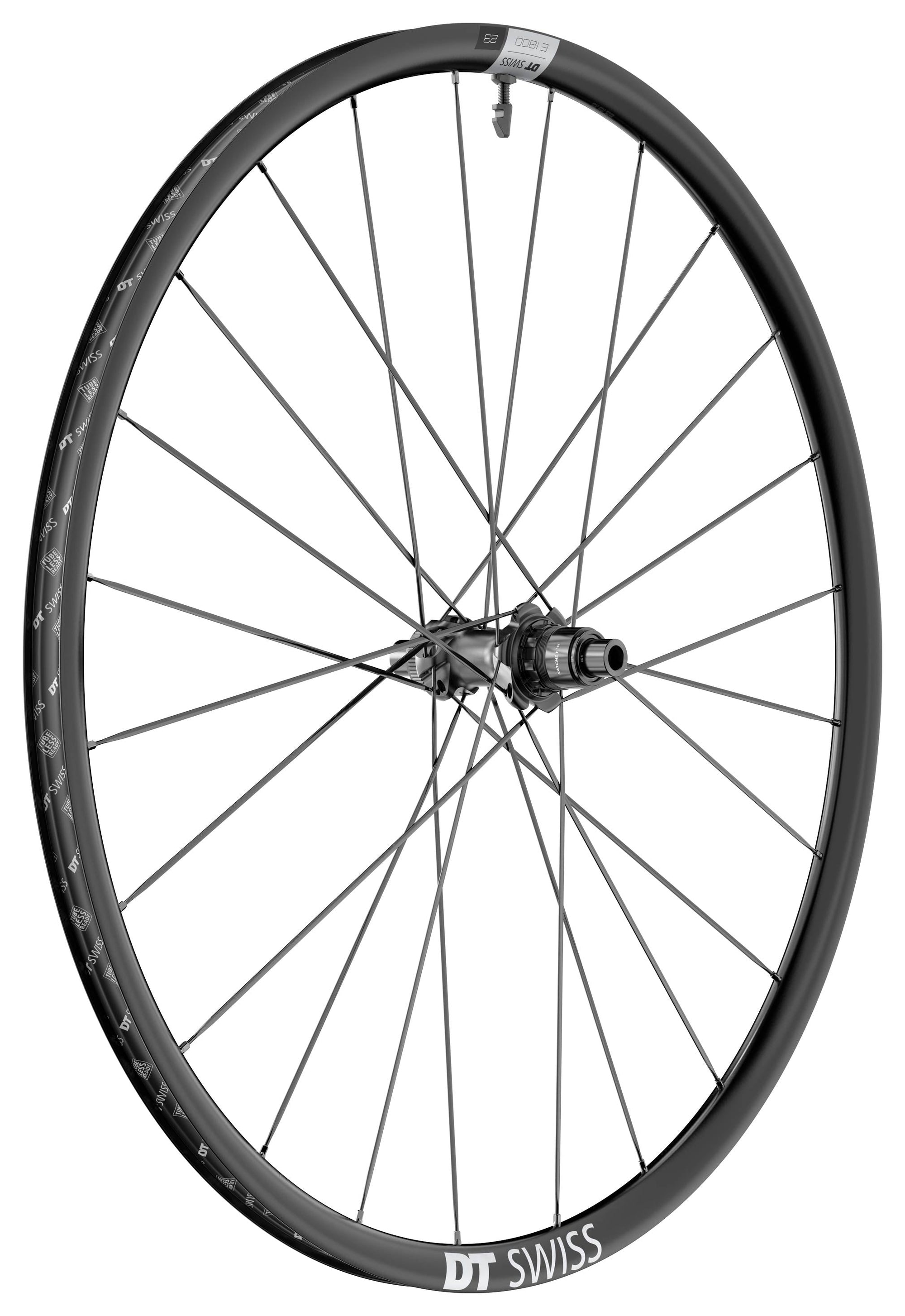 DT Swiss E1800 Spline 2312x142 Alloy Disc Road Grav Rear MY23 Wheel
