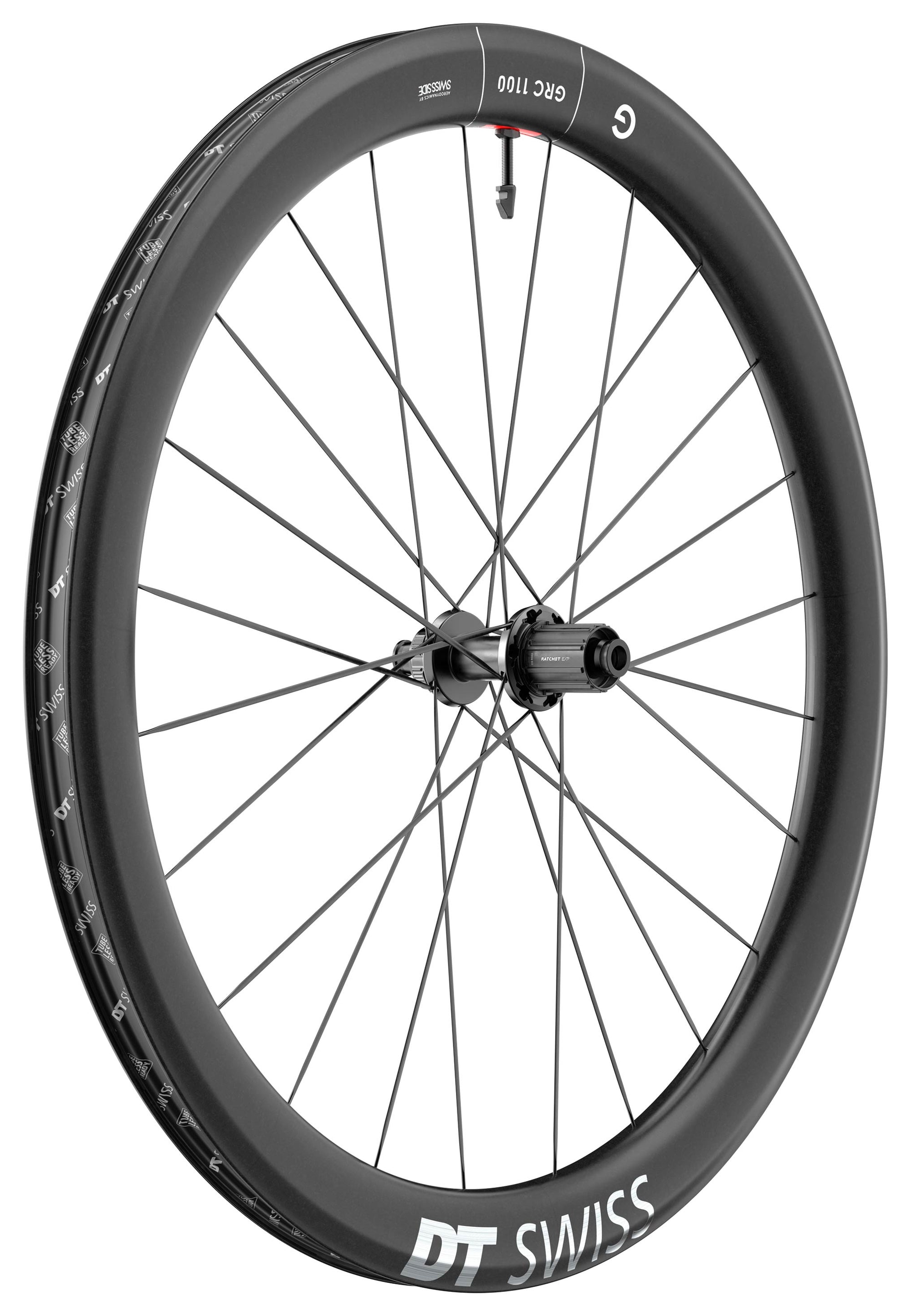 DT Swiss GRC1100 Spline 50mm 700c Rear MY24 Wheel