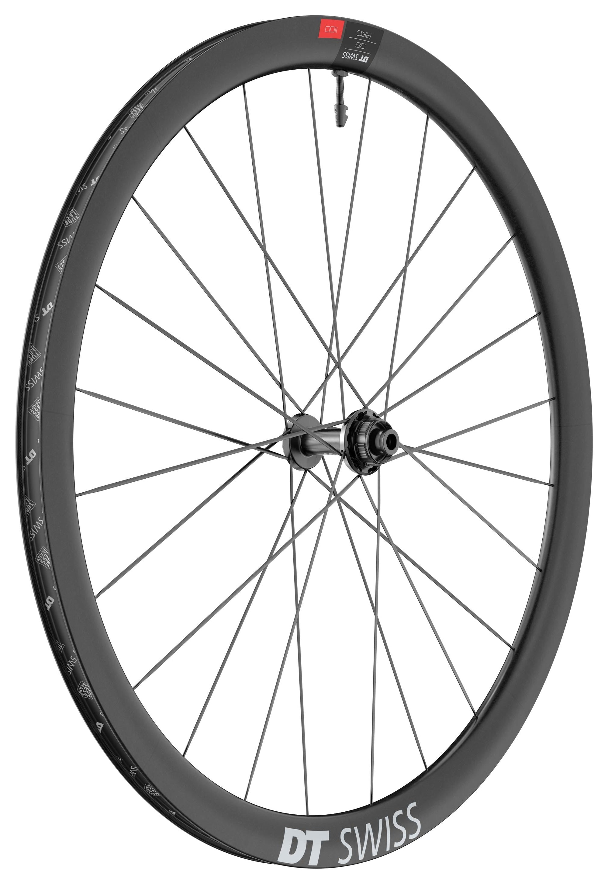 DT Swiss ARC 1100 DI 700C Centre Lock 38 12/100 Carbon Disc Road Gravel Wheel