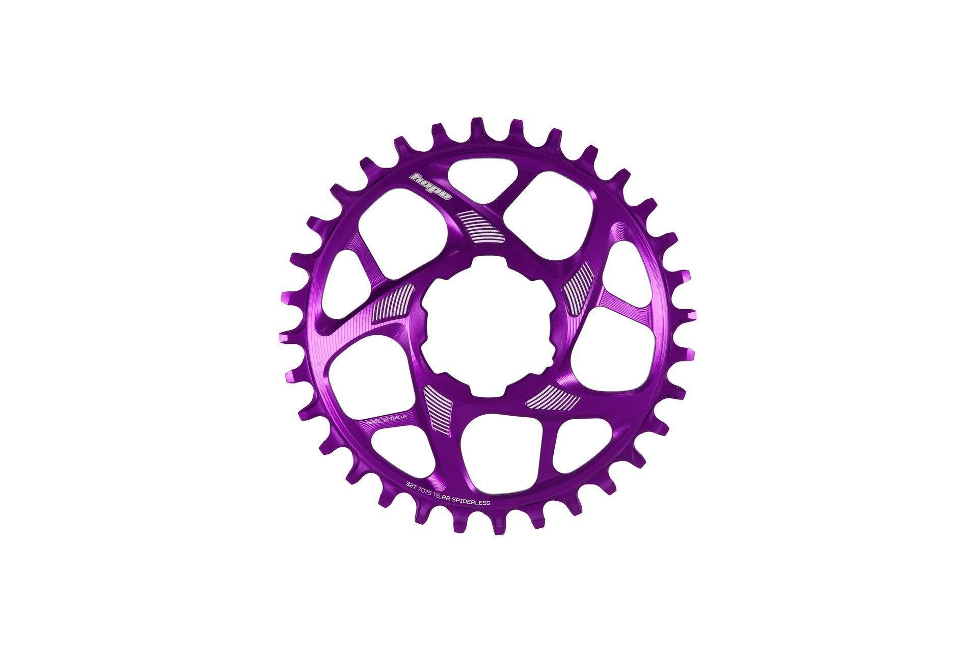 Hope R22 Spiderless Chainring - 28 Teeth Purple